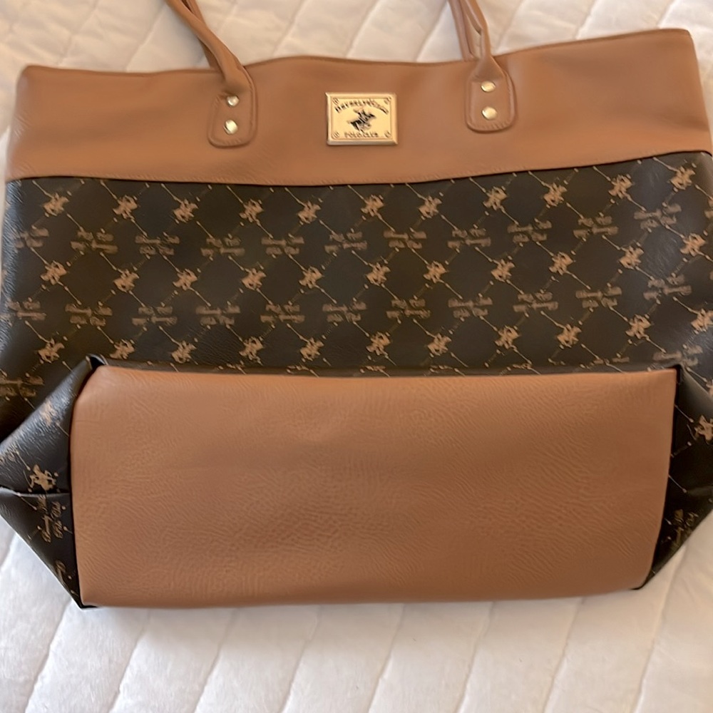 Beverly Hills Polo Club Brown Women’s Shoulder Purse - Picture 4 of 6